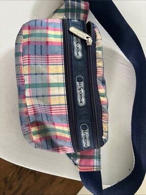 Lesportsac Multicolor Plaid Belt Bag Vintage